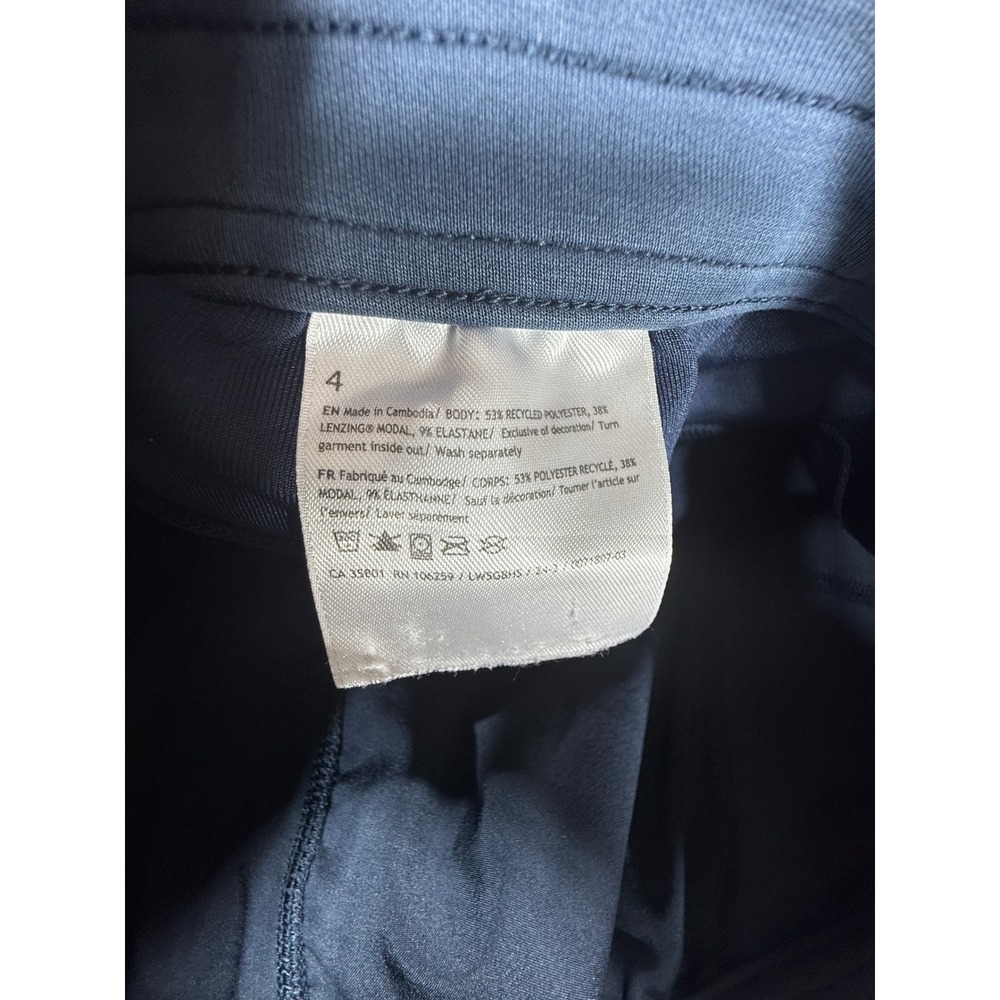 Lululemon Softstreme Pants Womens 4 Blue High Rise Straight Leg Relaxed Fit - Picture 9 of 13
